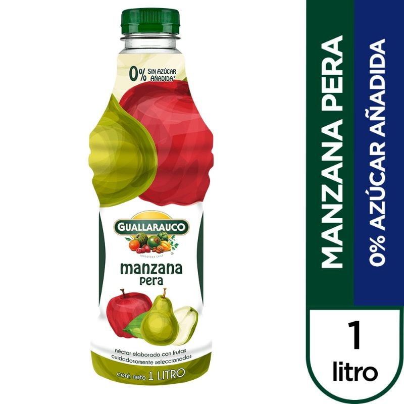 Néctar Manzana Pera Botella 1 L Guallarauco