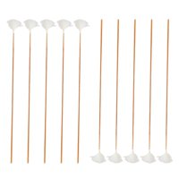 Ioensy - 10 Piezas De Plumas De Ganso Para Adultos Y Niños, Cuchara Para Oreja, Hilo Blanco S