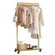 thumbnail image 1 of Perchero Sakugi Clothing con estante de malla de almacenamiento y ruedas, 1 of 3