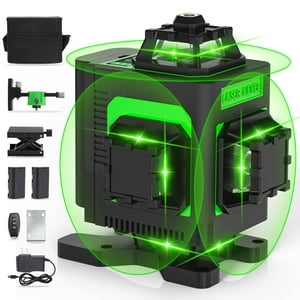 Nivel Láser Housolution 4X360° 4D Cross Line 130 Pies 16 M Verde