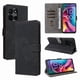 thumbnail image 1 of Funda Billetera para TCL K32 5G con Soporte - Cartera de Cuero con Ranuras Negro, 1 of 5