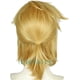 thumbnail image 5 of Peluca corta Linfairy, rubia, para hombre, Halloween, con orejas de elfo, 5 of 5