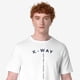 thumbnail image 5 of Polera K-Way Men Odom Typo Established White, 5 of 5