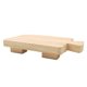 thumbnail image 5 of Soporte De Pedestal De Madera Para Pastel, Elevador De Madera Para Baño, Mesa De Centro Interior Con Mango, 5 of 5