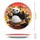 thumbnail image 2 of Franquicia de Kung Fu Panda Plato decorativo de porcelana fina (bone china), plato decorativo de cerámica para hogar, oficina, soporte de pared, platos decorativos para dormitorio - 6 pulgadas (15 cm), 2 of 6