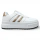 thumbnail image 1 of Zapatilla Mujer Blanca Plataforma Detalle Dorado Everix, 1 of 3
