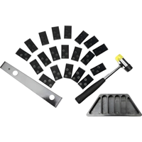 Genérico - Kit Instalación Piso Flotante Profesional Con Martillo Goma. Negro