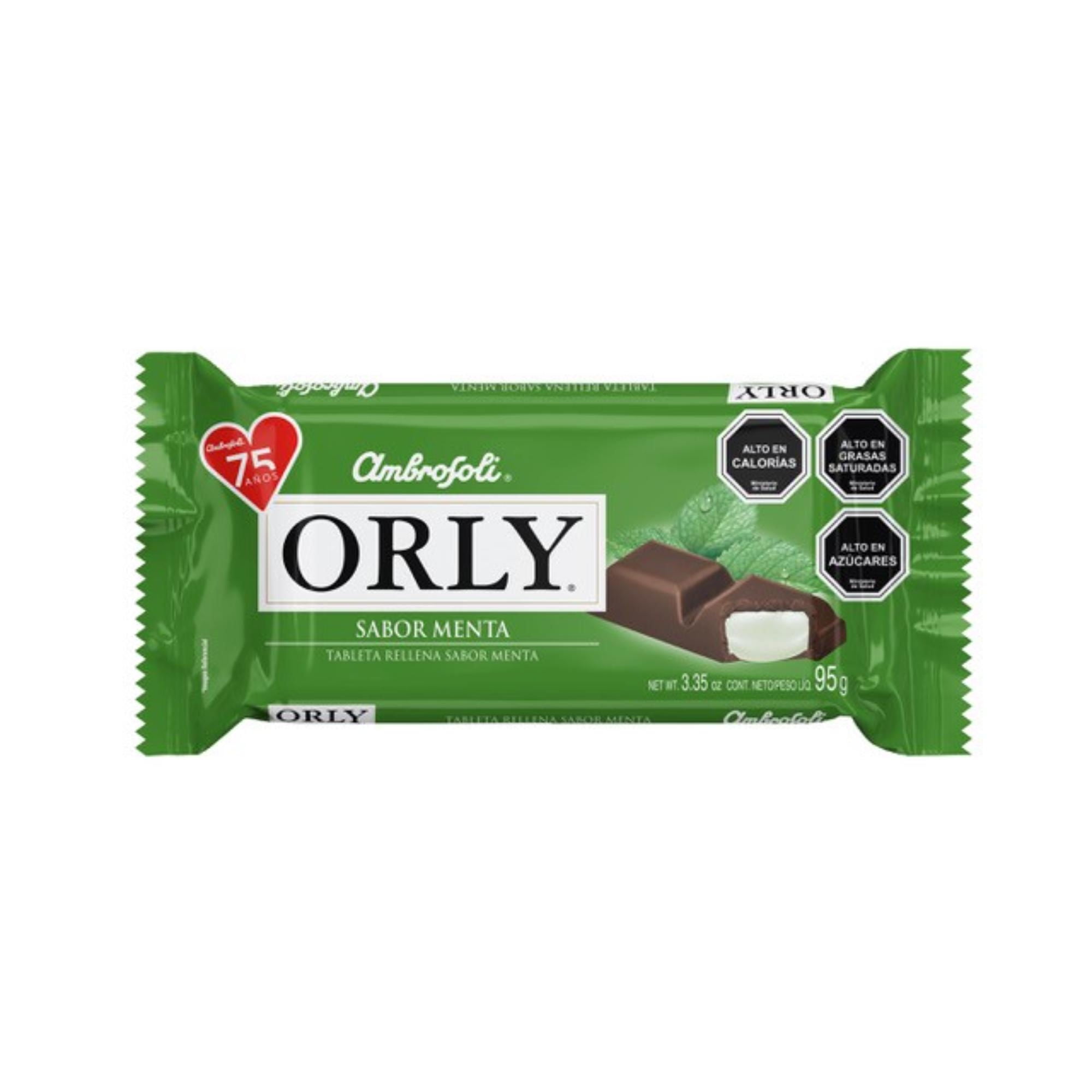 Chocolate Orly Menta 95 g Ambrosoli