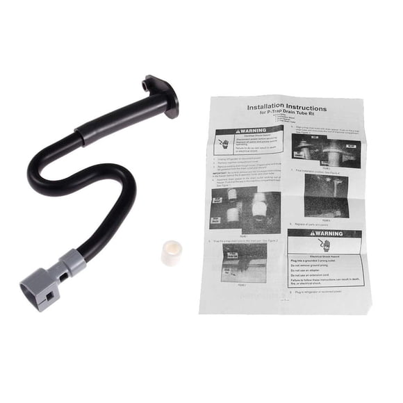 Tubo de drenaje DRELD W10619951 para refrigeradores Whirlpool, Maytag y Kenmore