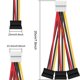 thumbnail image 5 of Cable de alimentación Molex de 4 pines a 3 SATA (paquete de 5), conector Molex IDE macho a 3 conectores SATA hembra de 15 pines para disco duro HDD de 20 cm y 7,8 pulgadas, 5 of 6