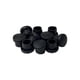 thumbnail image 1 of Regatón Plástico Redondo 5/8" Interior - Negro - 100 unidades, 1 of 4