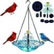 thumbnail image 1 of Baño pájaros colgante energía solar exterior kit fuente colibríes regalo jardín, 1 of 8