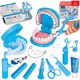 thumbnail image 1 of Set Juego De Rol Dentista Juguete Niños 24 Piezas Luz Sonido Color Azul, 1 of 10