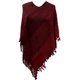 thumbnail image 1 of Poncho Po054 Rojo Mujer, 1 of 2