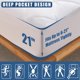 thumbnail image 4 of Colchón impermeable JamRest Twin, tamaño XL, dormitorio universitario, 4 of 6