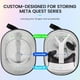 thumbnail image 3 of Funda de transporte sarlar JGZ para Meta Quest 3/Quest 3S/Oculus Quest 2, 3 of 8