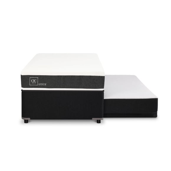 Diván New Ortopedic Black 1.5 Plaza Base Normal