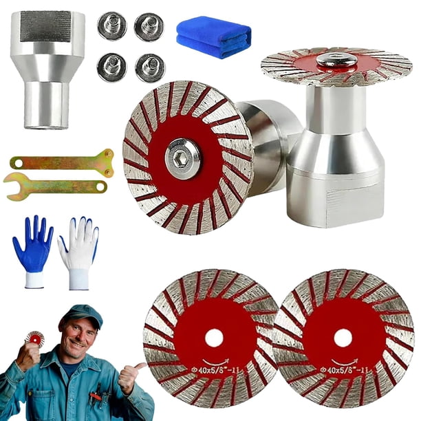 Discos sierra diamante 40mm 3 uds profesional mini corte amoladora granito mármol