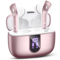 Veatool Auriculares Bluetooth Verdaderamente Inalámbricos, 65 Horas De Reproducción, Pantalla De Energía, Estuche De Carga Inalámbrica, Impermeables Ipx7