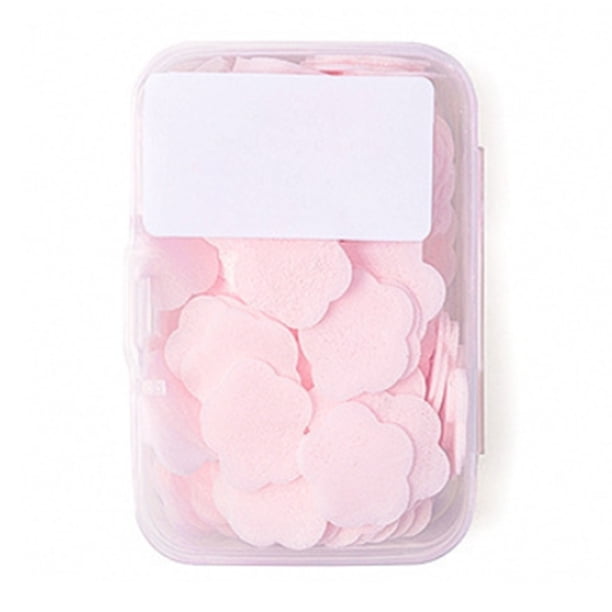 Mini pastillas de jabón de manos portátiles - Toallitas de jabón de papel para viajes - Pastillas desechables sólidas para lavarse las manos para exteriores, hoteles, camping y senderismo (juego de tr