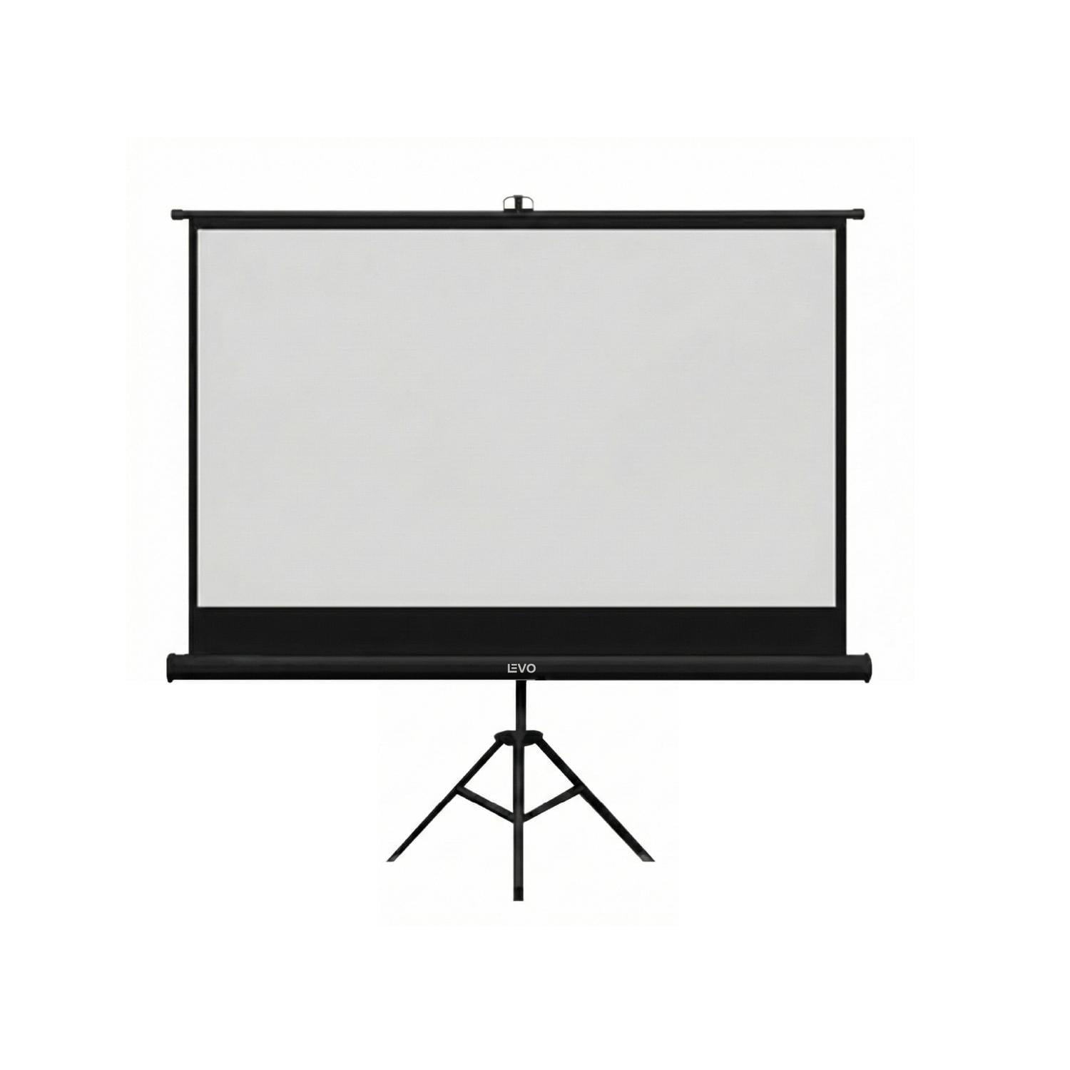 Telón Proyector 80 Pulgadas 165 X 125 Cm Negro Levo