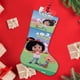 thumbnail image 4 of Cleo y Cuquín Tema: Calcetines de Navidad, fino lino blanco para colgar en escaleras y chimenea, decoración navideña para el hogar, regalo de Navidad. 45cm × 32cm, 4 of 5