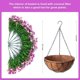 thumbnail image 2 of Cesta colgante de flores de seda artificial INXUGAO Daisy, 2 of 8