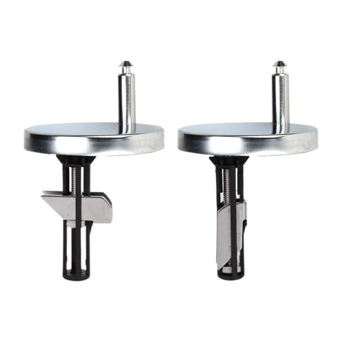 Bothyi - 2X Bisagra De Asiento De Inodoro Tornillos Para El Asiento Del Inodoro Para El Hogar Accesorios De Bisagras De Servicio Pesado