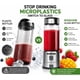 thumbnail image 4 of Licuadora ROSEVIEW 450 ml de vidrio, recargable por USB y sin cables, 4 of 7