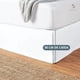 thumbnail image 4 of Faldón Cama 1,5 Plazas Blanco Liso Elasticados Premium Casa Nerola, 4 of 8