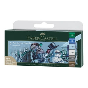 Faber Castell - Rotuladores Pitt Artist Faber-Castell X6 Uds. Winterlude