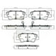 thumbnail image 2 of Pastillas Freno para auto Hyundai Elantra 2016-2020 Trasero, 2 of 4