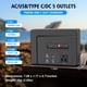 thumbnail image 3 of Generador de energía solar Powkey 97Wh con panel solar de 30W, 3 of 9