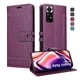 thumbnail image 5 of Premium Wallet Case for Xiaomi Redmi Note 11/11s with Card Slots & Kickstand, Flip Cover Purple, 5 of 6
