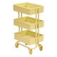 thumbnail image 3 of Estantería A Escala 1 12 Estantería Con Ruedas Muebles Salón Oranments Amarillo, 3 of 5
