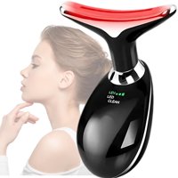 Genérico - Masajeador Facial Terapia Luz Roja Escultor Rostro Y Cuello Blanco