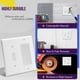thumbnail image 4 of Placa de pared Combination Enerlites 881131-W de 2 elementos, color blanco, 4 of 7