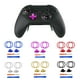 thumbnail image 1 of Aros de Acento y Botones de Cambio de Perfil AARONMEI para Controlador Xbox One Elite 2 Cromo Mate-Azul, 1 of 3