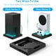 thumbnail image 2 of Base RGB AARONMEI para Xbox Series S/X con 3 Puertos USB Extras Soporte Vertical Negro, 2 of 3