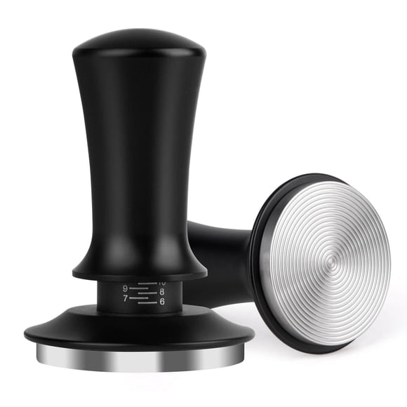 Espresso Tamper Attsky de 51 mm con resorte y profundidad ajustable