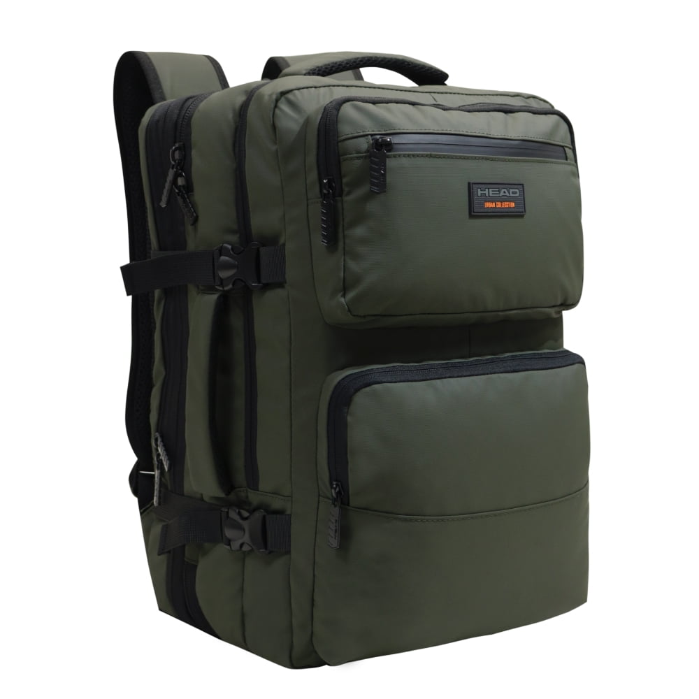 Mochila Viaje Expandible Journey Reverse Verde Head