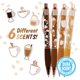 thumbnail image 2 of Bolígrafos de gel Scentco - Set de 6 con aroma a café y tinta negra, 2 of 9