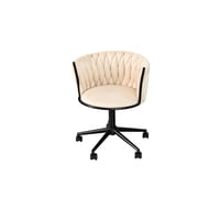 Habita2 Chile - Silla De Escritorio Giratoria Base Negra Gales - Beige