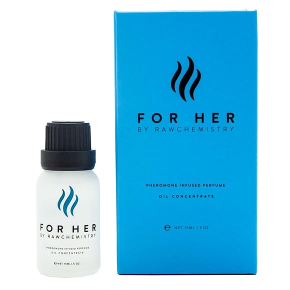 Aceite de perfume RawChemistry For Her con feromonas, 15 ml
