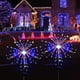 thumbnail image 1 of 2pcs Solar Garden 8 Lighting Mode Starburst Lights Outdoor Waterproof Solar Powered Firework Stake Lights For Outdoor Decor,120 LED Sparklers String Lights For Yard Pathway Party Decorations Valentine, 1 of 3