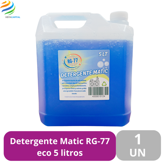 Detergente Matic RG-77 eco 5 litros Unidad