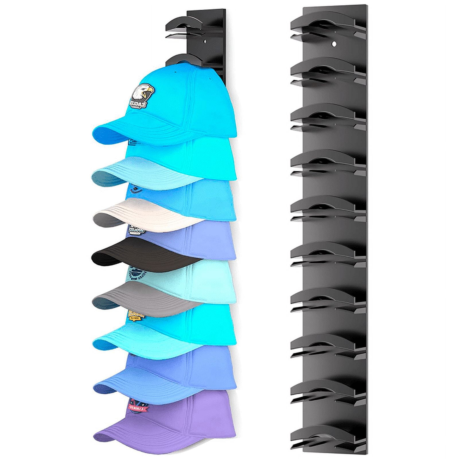 Wakeshome - Colgadores Gorras Ganchos Adhesivos Organizador Para Jockey