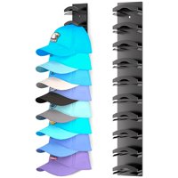 Wakeshome - Colgadores Gorras Ganchos Adhesivos Organizador Para Jockey