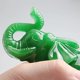 thumbnail image 3 of Estatua Acxico Elefante de la Suerte Feng Shui Verde Jade 11 cm, 3 of 7