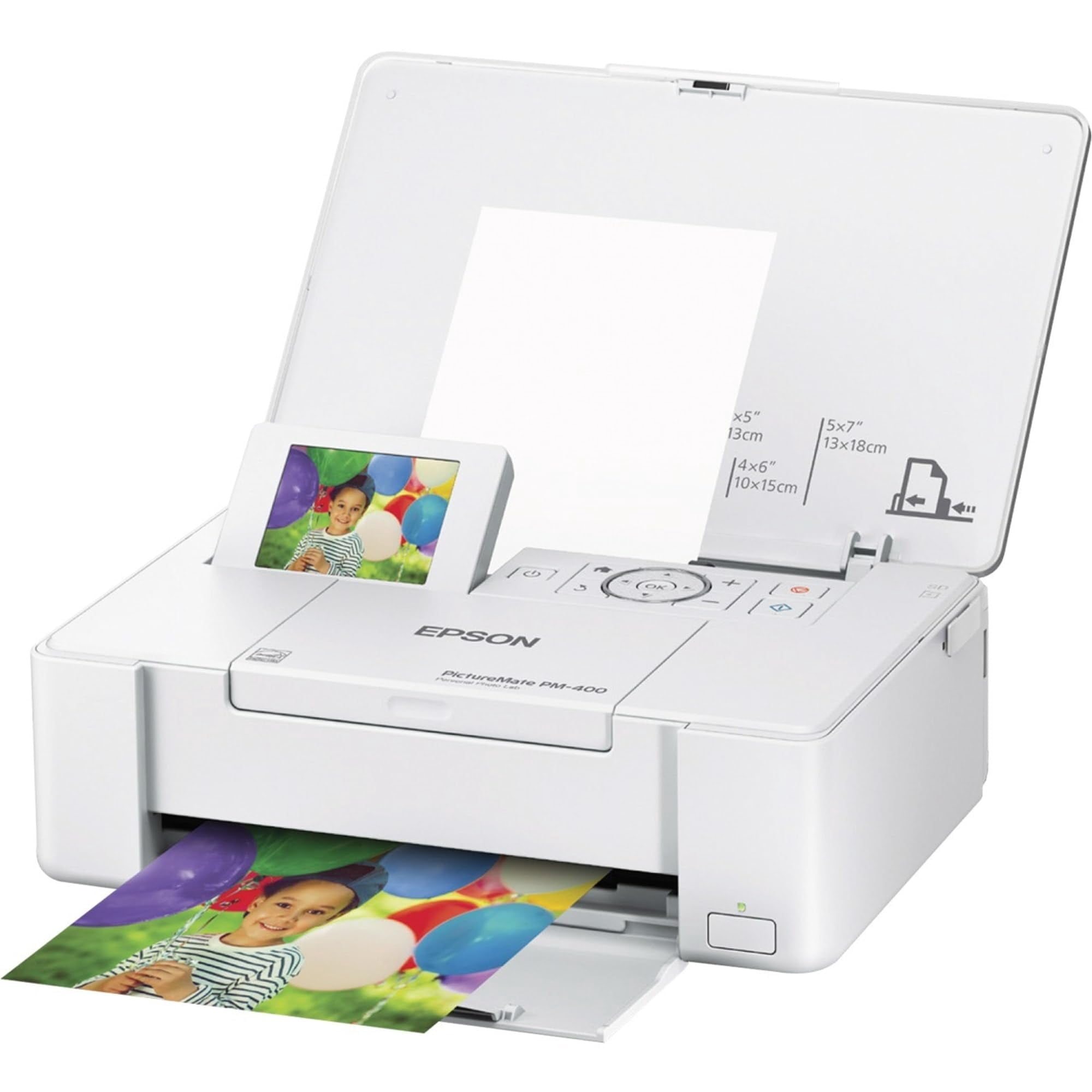 Impresora Fotográfica Epson Picturemate Pm-400 Inalámbrica Blanca